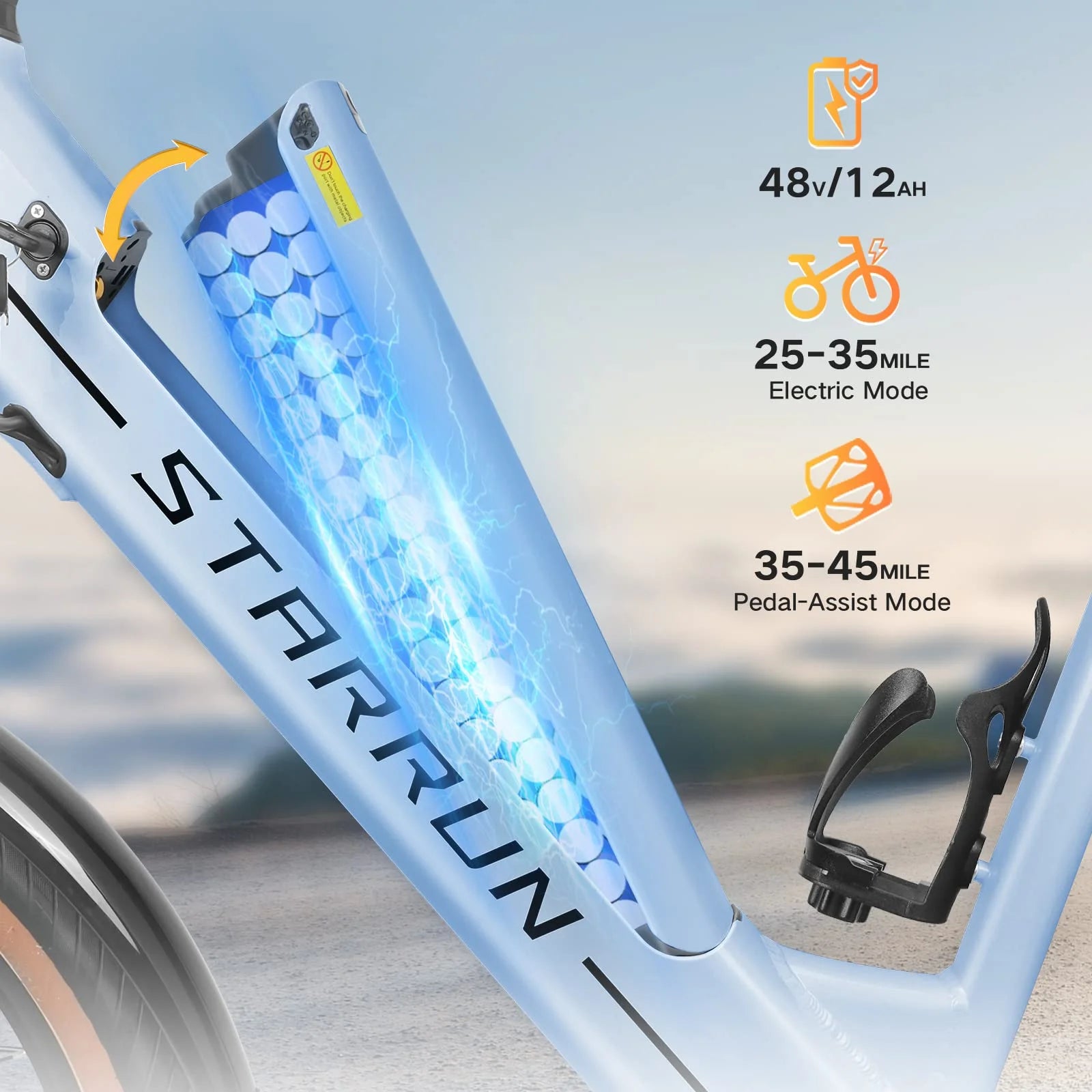 Electric Bike for Adults, 500W, 48V 12Ah, 7-Speed N3746