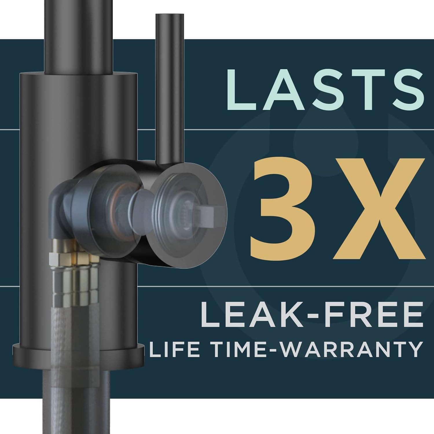 Black Kitchen Faucet with Pull Down Sprayer, Matte Black, High Arc Spout Z917