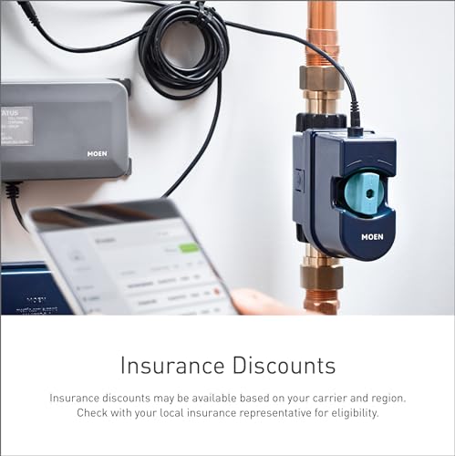 Smart Water Monitor and Automatic Shutoff Sensor for 1-Inch Pipe K9102