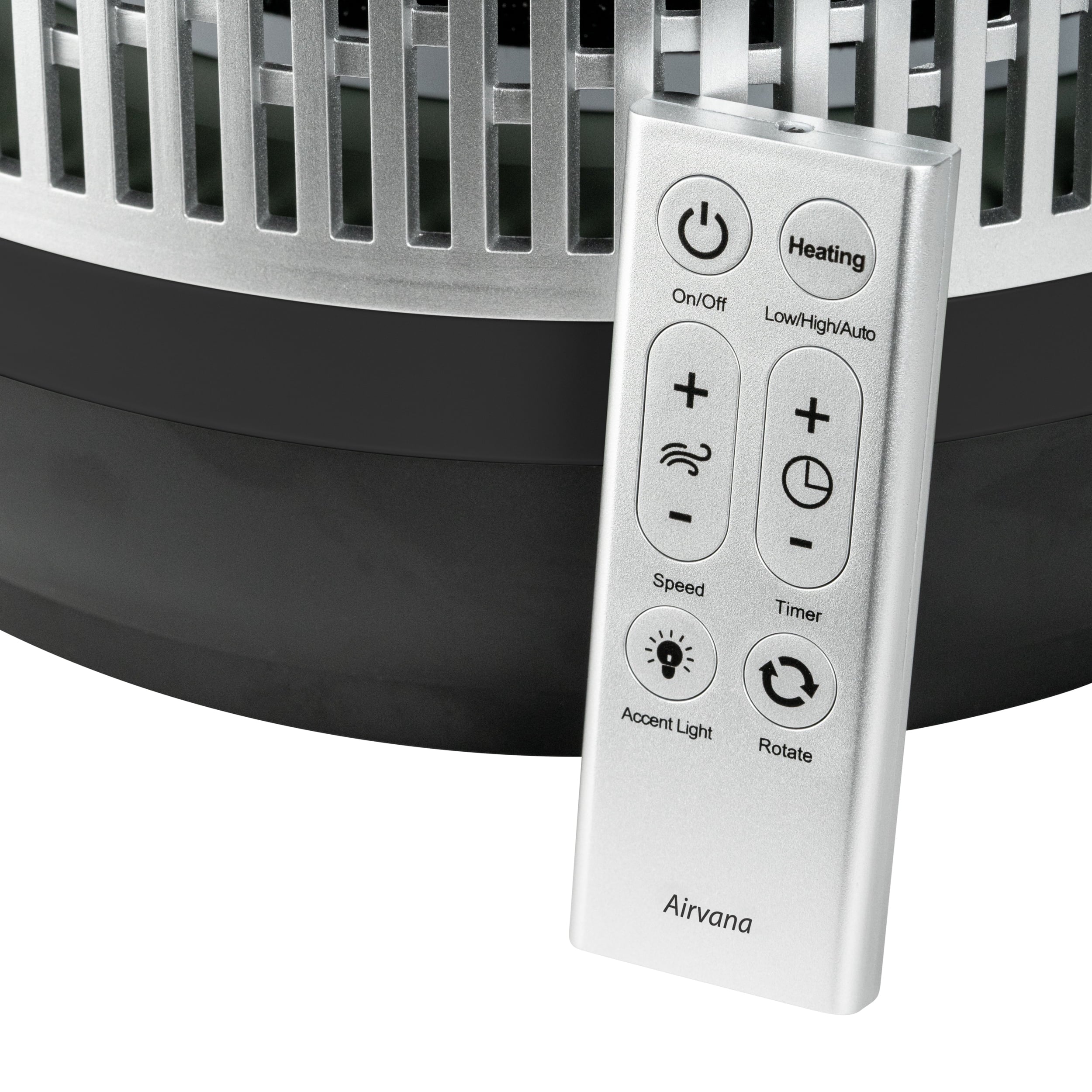 3-in-1 Air Purifier Heater Fan, Black Y39657