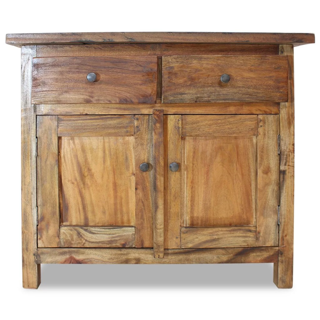 Handmade Sideboard Storage Cabinet with 2 Drawers and Shelf R616