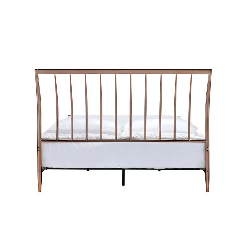 Contemporary Queen Metal Frame Sleigh Bed G992