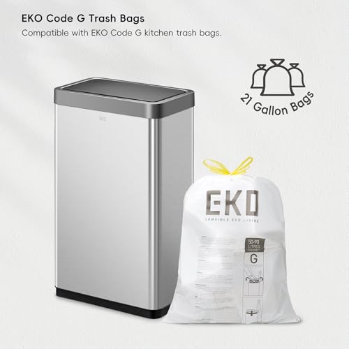 Touchless Motion Sensor Trash Can, 13.2 Gallon, Brushed Stainless Steel K748461