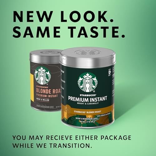 Instant Coffee, Blonde Roast, 100% Arabica, 3 Pack H158933