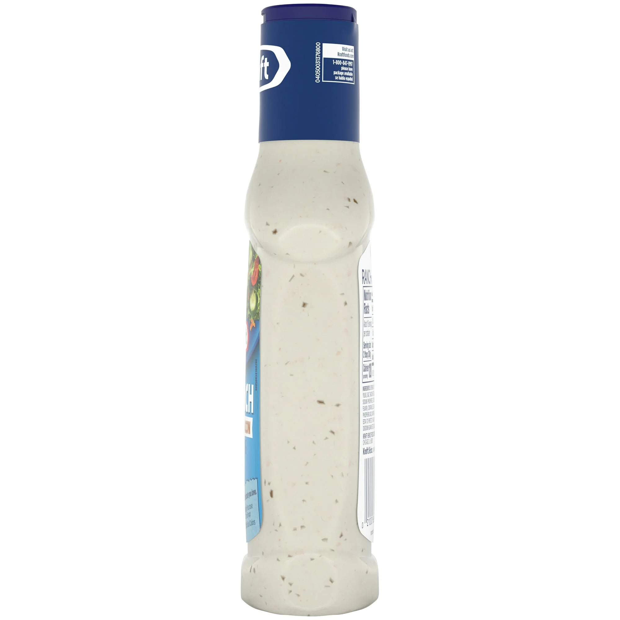 Ranch Salad Dressing with Bacon, 16 fl oz, 2-Pack T758