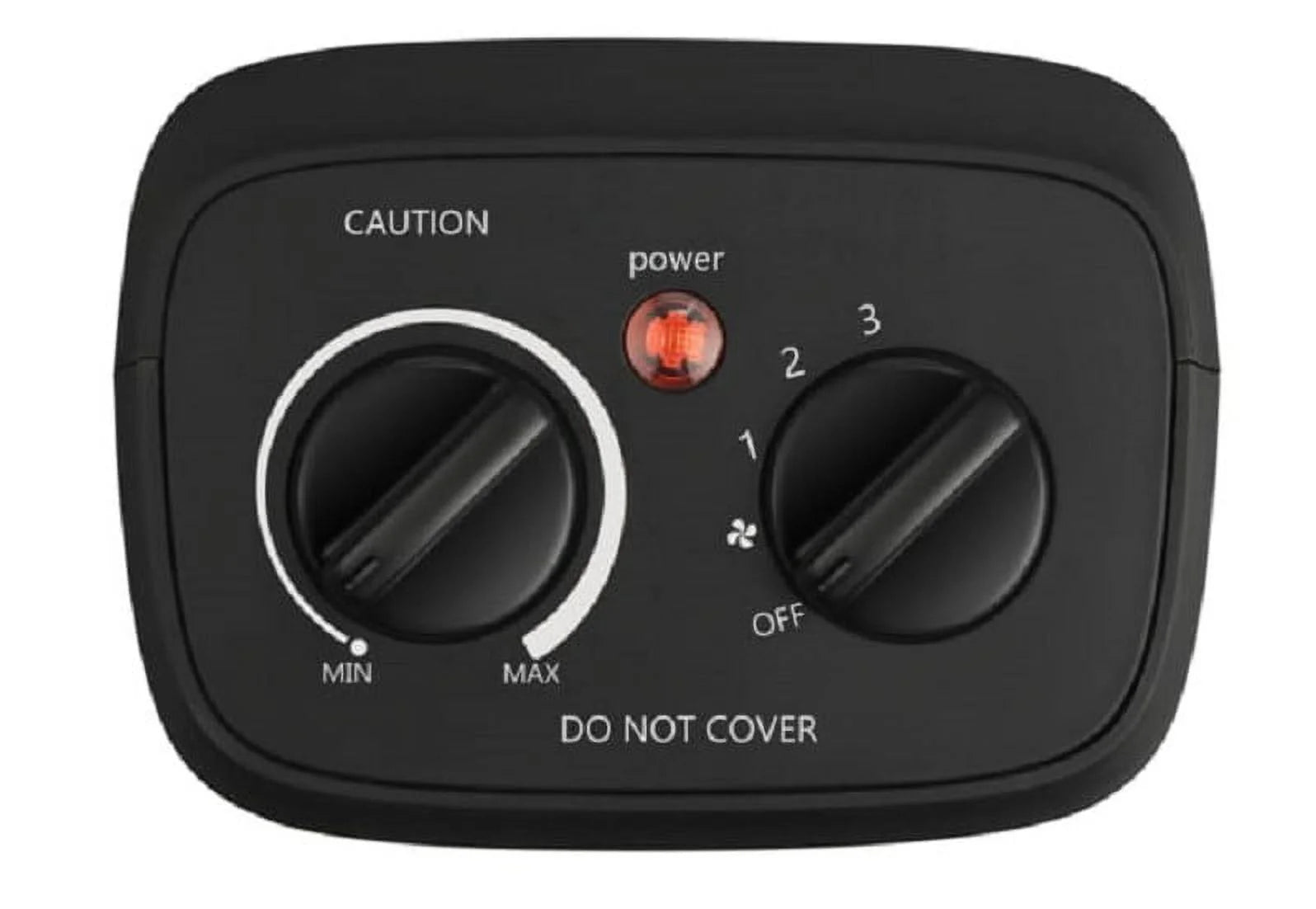 1500W Ceramic Fan-Forced Space Heater, Black K4631