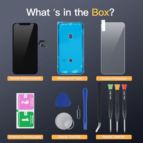 iPhone 11 LCD Screen Replacement 6.1" 3D Touch Display Digitizer with Repair Tool Kit V49627