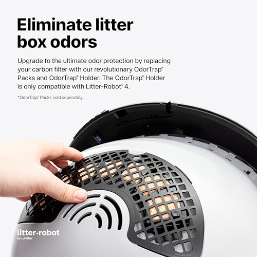 OdorTrap Holder for Litter-Robot 4, Holds 3 Packs, Custom Fit C95994