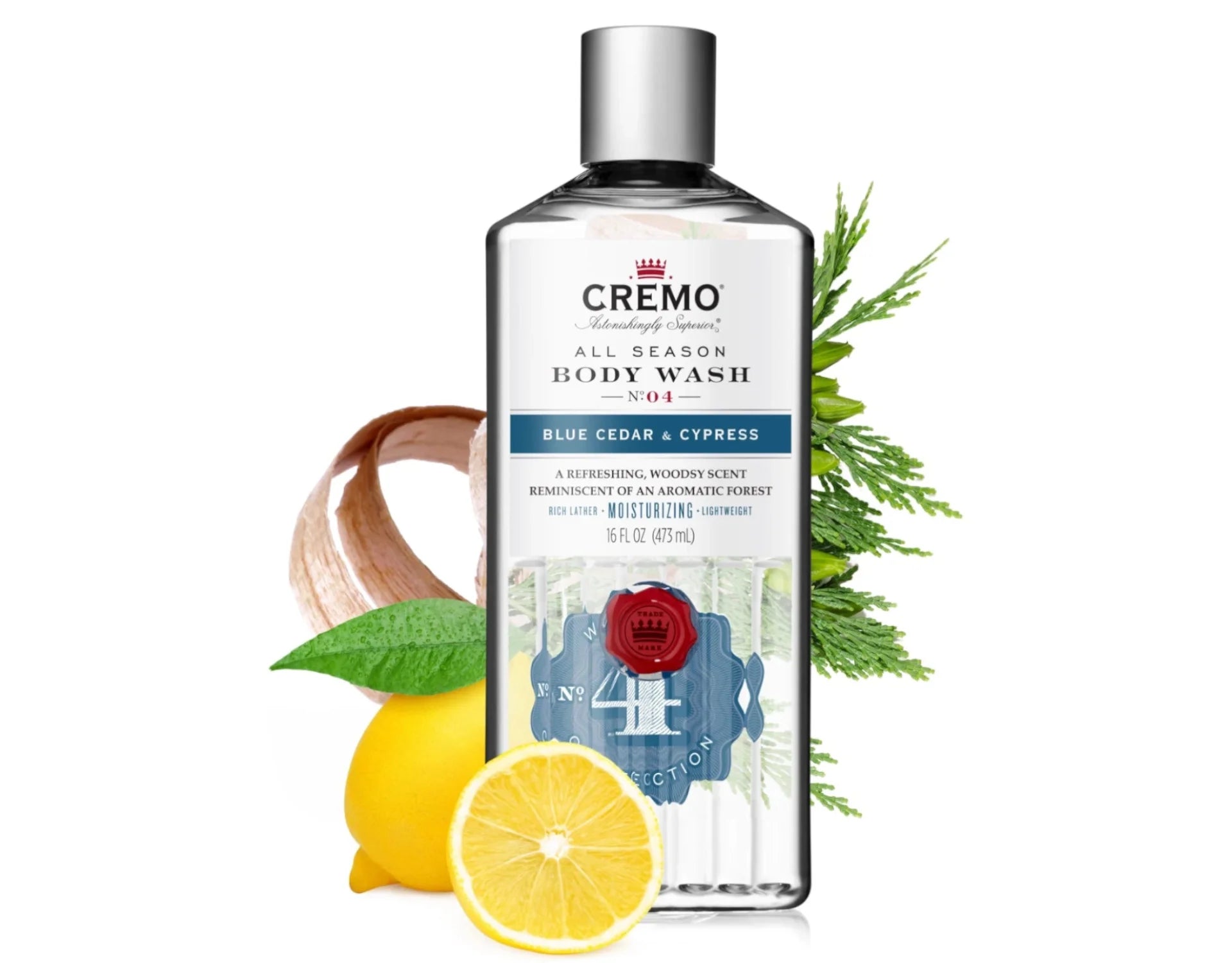 Body Wash, Blue Cedar & Cypress, 16 Fl Oz, Pack of 6 K607837