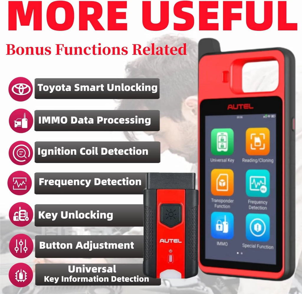 Key Fob Programmer Immobilizer Tool with Key Generation and Transponder Editing F589261