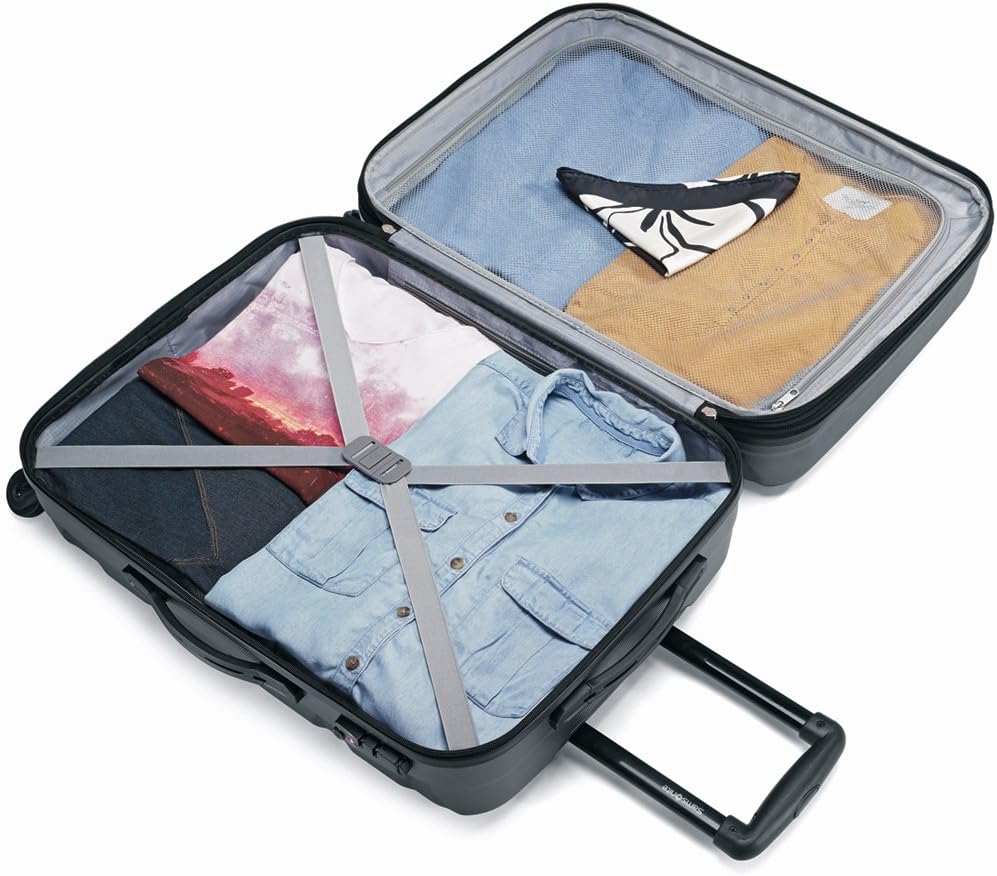 Hardside Spinner 2-Piece Luggage Set 24 Inch and 20 Inch - Black J238504