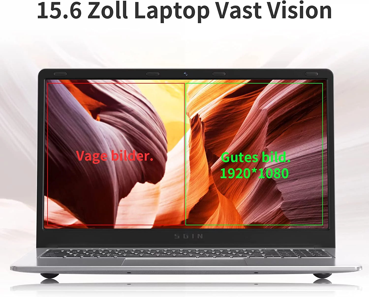 15.6 inch Laptop 4GB RAM 128GB SSD Windows 11 O7848
