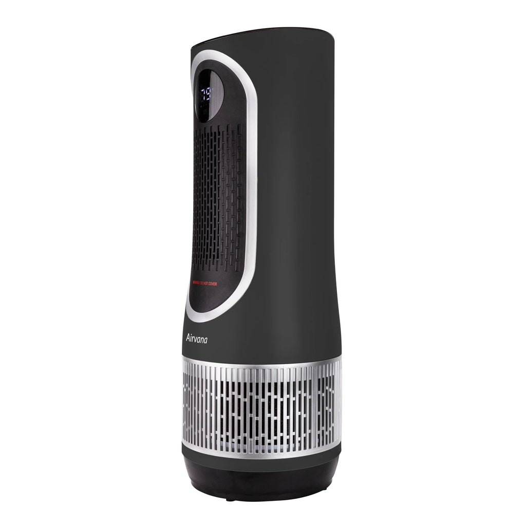3-in-1 Air Purifier Heater Fan, Black Y39657