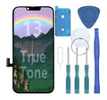 for iPhone 11 Screen Replacement Kit LCD Digitizer Front Glass Supporting Face ID Display Retina HD Full Complete Frame Assembly Set, 3D Touch, Repair Tools, Waterproof Adhesive, 6.1 Inch