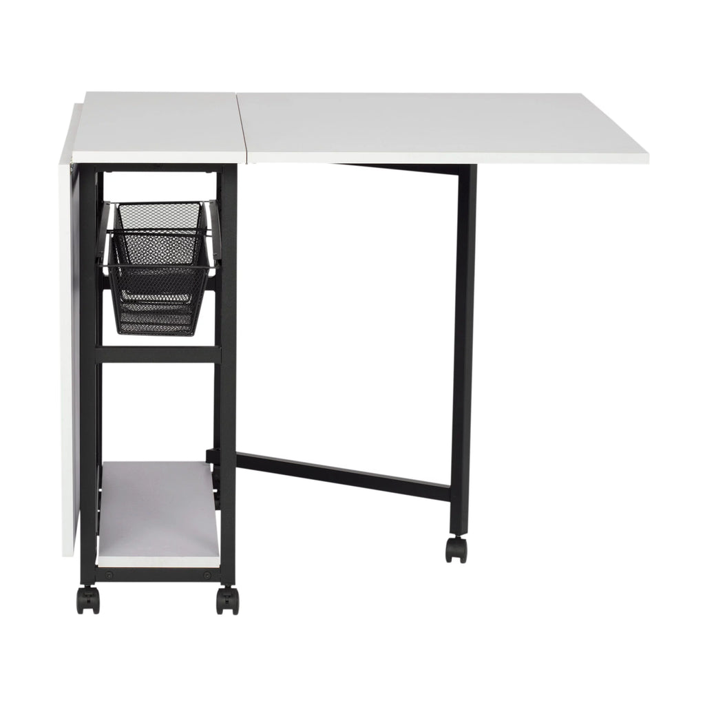 Mobile Fabric Cutting Table with Storage 30" H S462792