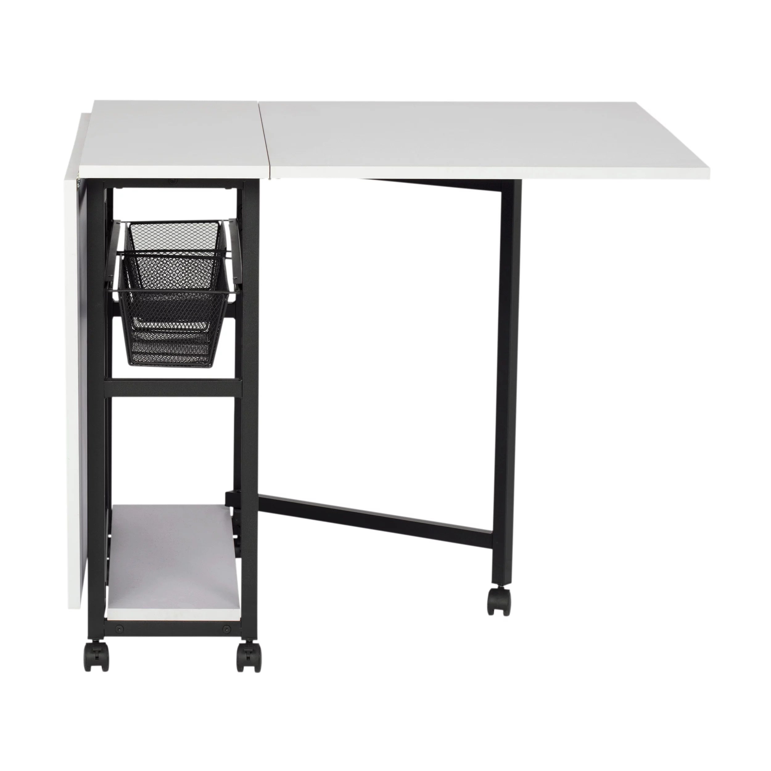 Mobile Fabric Cutting Table with Storage 30" H S462792
