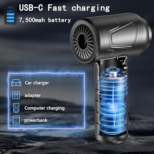 Cordless Air Duster for Cleaning Keyboard PC X6990
