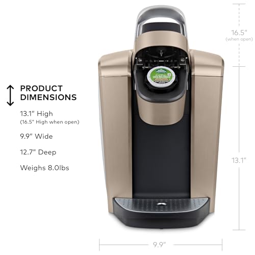 Single Serve K-Cup Pod Coffee Maker with Strength and Temperature Control V671355