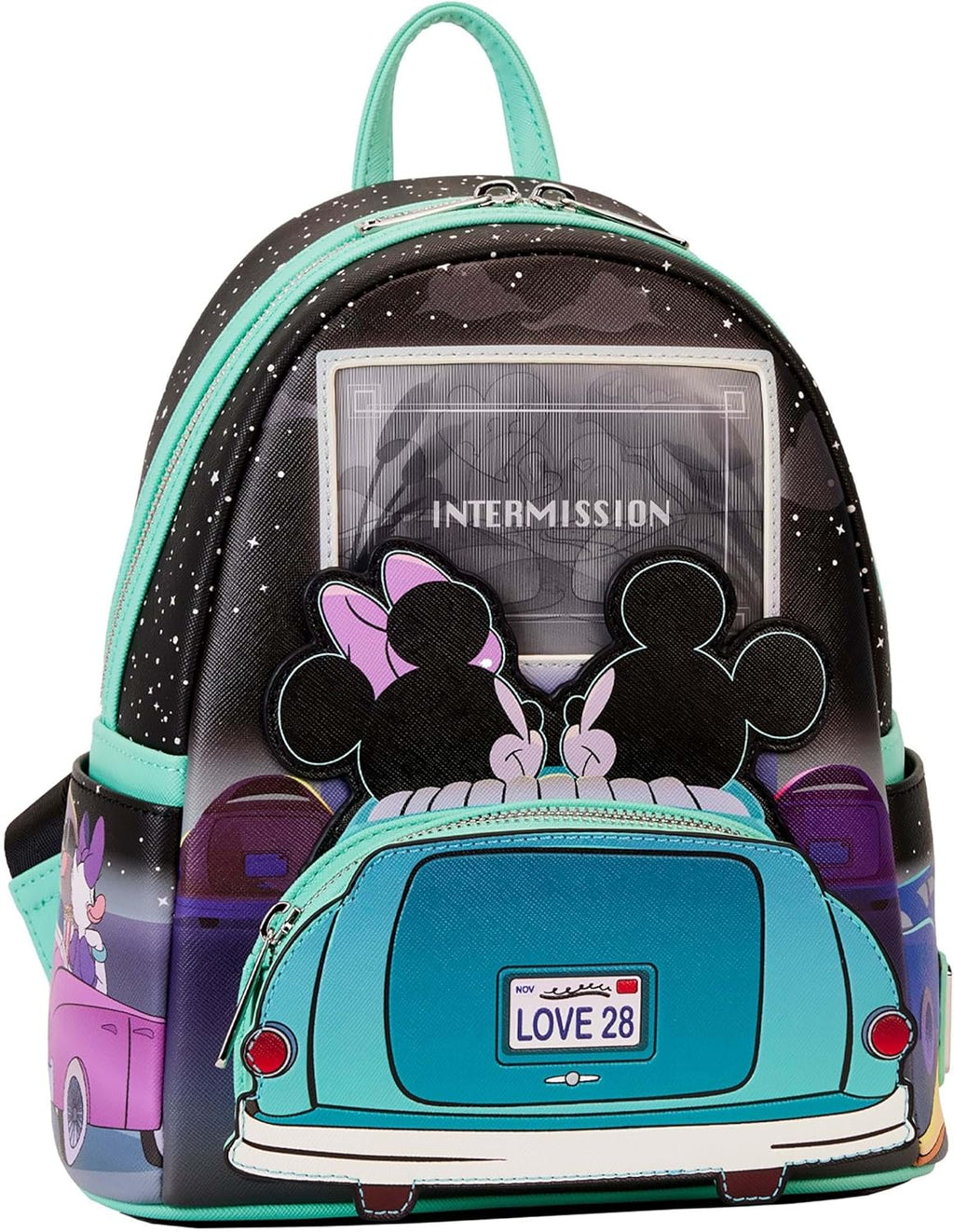 Mickey & Minnie Date Night Drive-In Lenticular Mini Backpack C658943