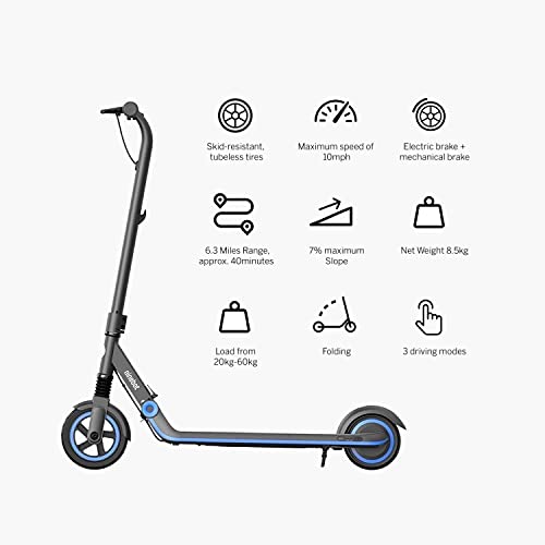 Electric Scooter for Kids 6-14, Adjustable Handlebar, Up to 132 lbs U579989