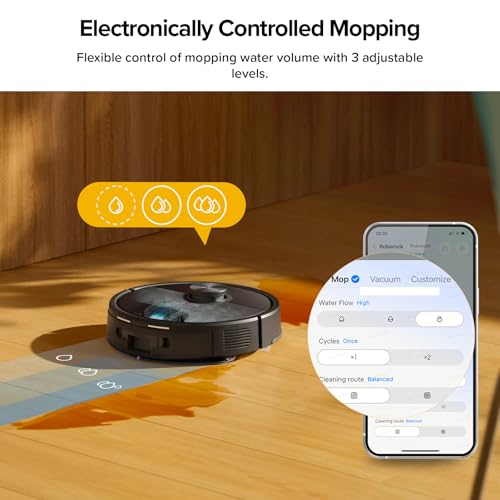 Robot Vacuum with Self-Empty Dock, 5500 Pa Suction, LiDAR Navigation S624100