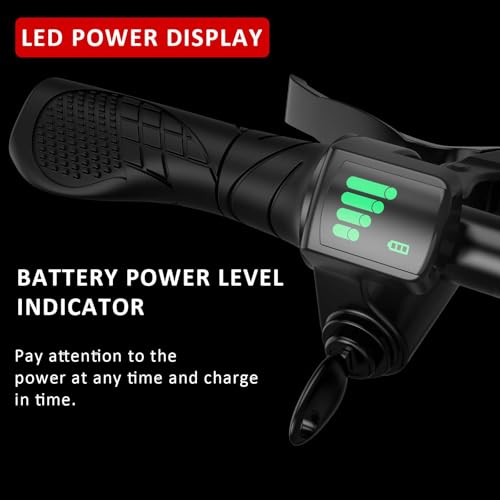 Electric Scooter with Seat, 20 Miles Range, Foldable for Adults N1556