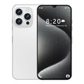 I15ProMax Unlocked Cell Phones,5G Smartphone,Android 13 Cell Phones,Snapdragon 8Gen2 8GB+256GB 6.7" HD Screen 13MP+50MP 6800mAh,Support Dual SIM|Fingerprint Lock|GPS|Face ID (A, White)