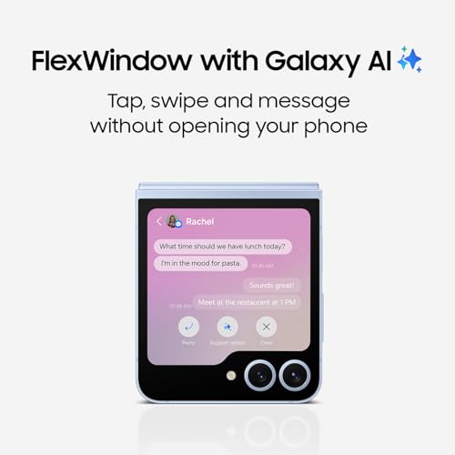 Galaxy Z Flip 6 AI Cell Phone, 256GB Unlocked Android Smartphone, Foldable Design C58927