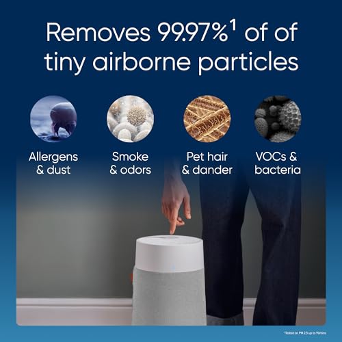 Air Purifier for Small Room, Bedroom, Home, 926 sqft, HEPASilent for Pets, Allergens, Dust, Mold, Smoke K34925