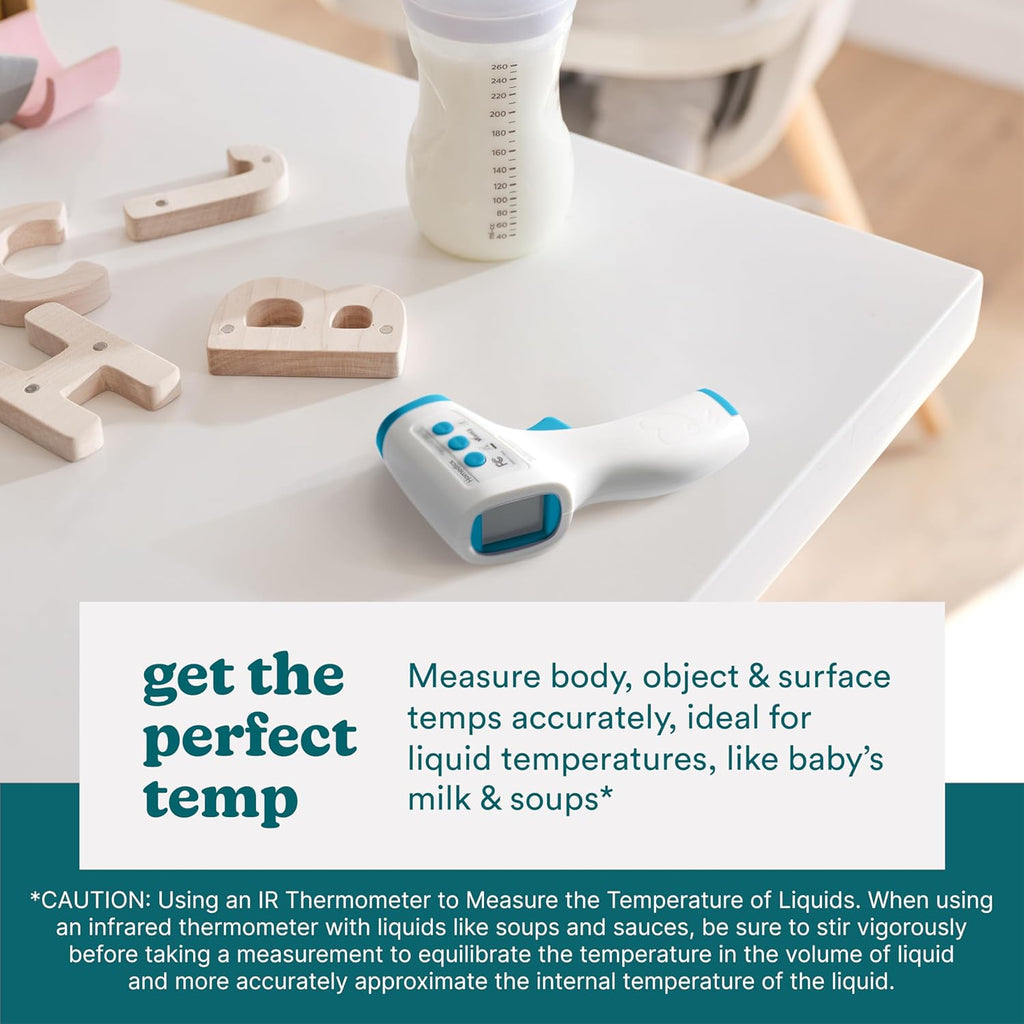 Non-Contact Infrared Forehead Thermometer with High-Fever Alert X393840
