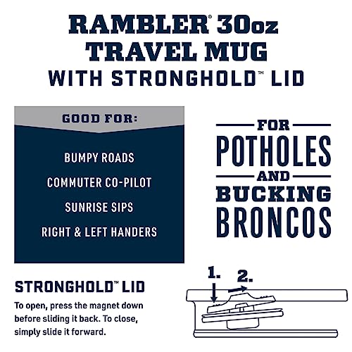 30 oz Stainless Steel Travel Mug with Vacuum Insulation H343965