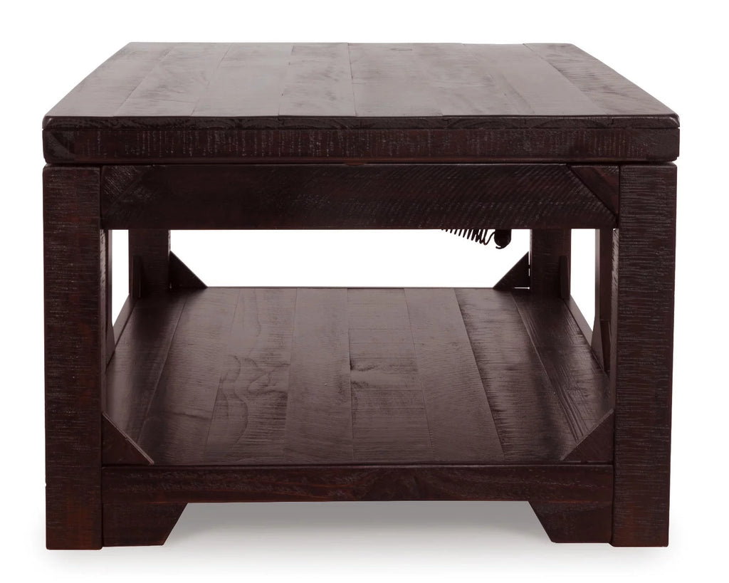 Rustic Brown Coffee Table with Lift Top L10850
