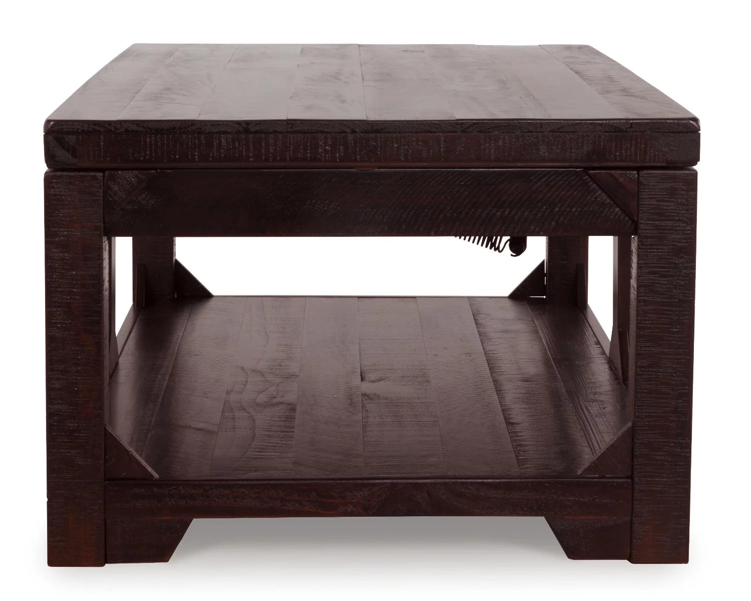 Rustic Brown Coffee Table with Lift Top L10850
