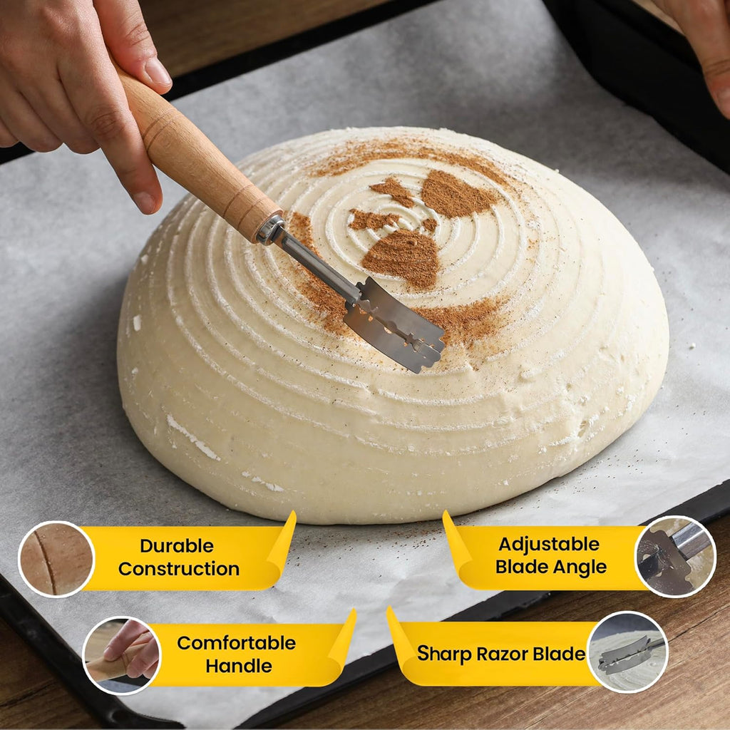 Sourdough Proofing Basket - Round 9 Inch Bread Baking Tool C8648