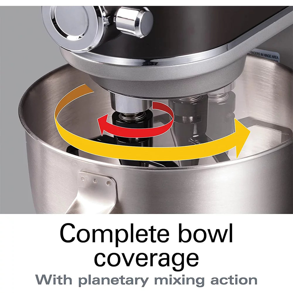 Stand Mixer 5 Quart with Specialty Attachment Hub and Kitchen Timer E546339