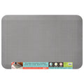 GelPro Flatweave Kitchen Floor Mat, Light Gray, 20" x 30"