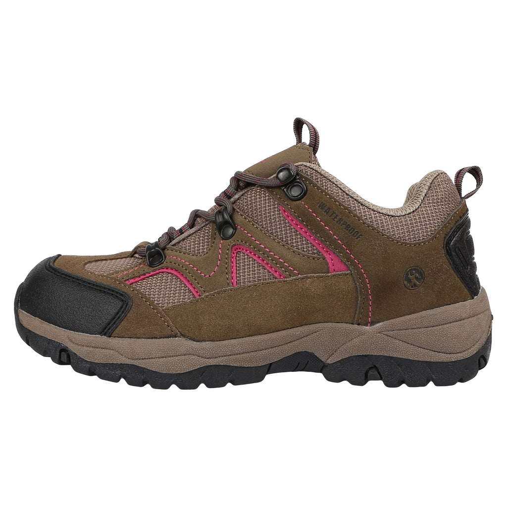 Women's Leather Waterproof Hiking Shoe O468887