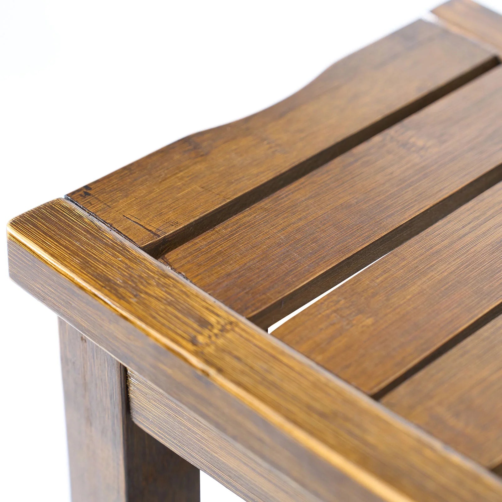 Bamboo Bathroom Bench Shower Stool Non-slip Waterproof Seat M3034