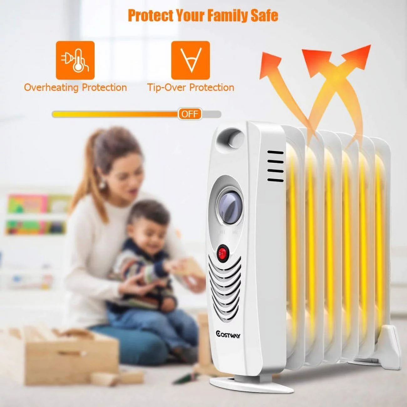 Portable Oil Filled Radiator Heater N334964