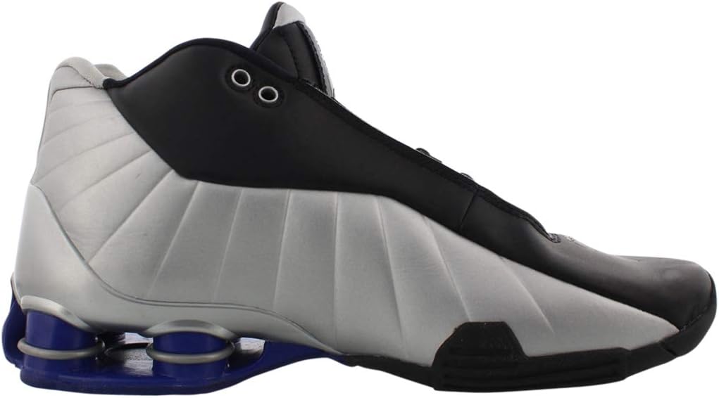 Mens Basketball Shoes, Black/Metallic Silver, 8.5 A920293