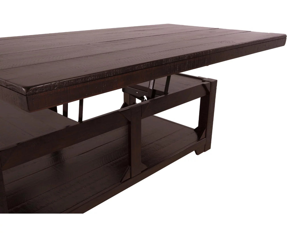 Rustic Brown Coffee Table with Lift Top L10850