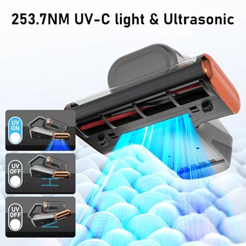 Mattress Vacuum Cleaner with 15Kpa Suction, UV and Ultrasonic for Sofa and Bed S5779