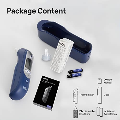Ear Thermometer with Digital Display, Baby and Infant Friendly W6432