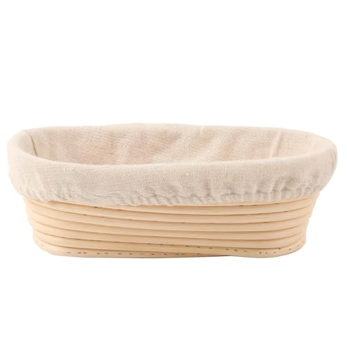 Bread Proofing Baskets Set of 3, Banneton Dough Proofing Bowls with Liners for Sourdough Baking E479