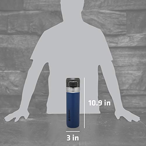 Insulated Stainless Steel Water Bottle 36 oz with Push Button Lid A883