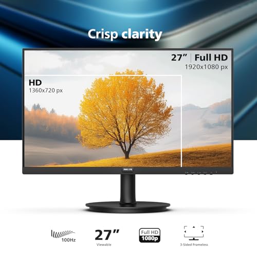24 inch Frameless Full HD 100Hz Monitor with HDMI and VESA U9360