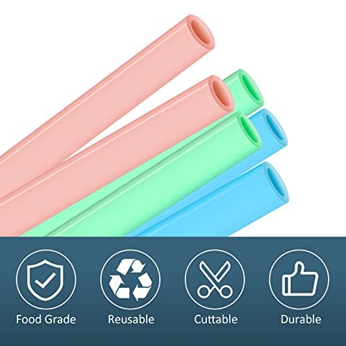 Replacement Straws for 19oz 24oz 32oz Water Bottle, 3pcs Reusable with Cleaning Brush N805