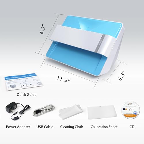 Photo Scanner for 4x6 Photos, Auto Crop and Deskew, CCD Sensor, Mac and PC G769513