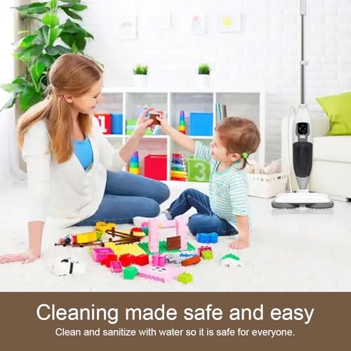 Steam Mop with 13 Accessories for Hard Floors, 550ml Capacity D33649