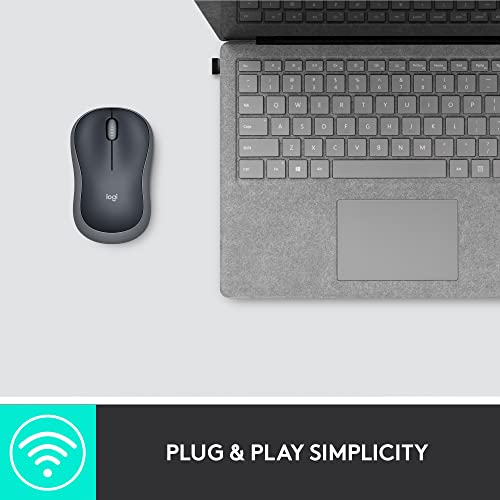 Wireless Mouse, 2.4GHz with USB Receiver, 12-Month Battery Life O87248
